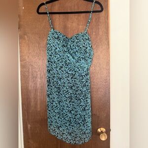 Forever 21 | Blue Green Floral Mini Dress